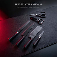 Original Zepter International 6-Piece Premium Culinary Knife Set