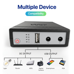 WGP Mini UPS 10400mAh – Reliable Backup Power for Your WiFi Router