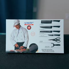 Original Zepter International 6-Piece Premium Culinary Knife Set